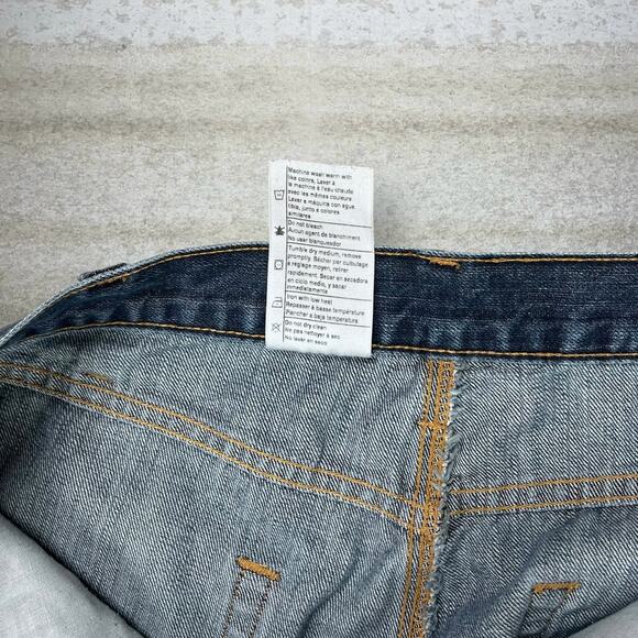 Vintage 90s Carhartt Jeans 34x28 Relaxed Fit Dark Wash Denim - Picture 4 of 8